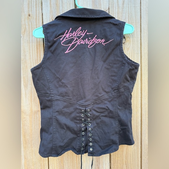 Harley Davison women vest size Medium - Picture 5 of 10